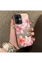 Infinix Smart 10 Compatible Hard Acrylic Back Silicone Edge Lens Protection Case Lily Pattern - 2
