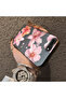 iPhone 7 Plus/8 Plus Compatible Hard Acrylic Back Silicone Edge Lens Protection Case Lily Pattern - 4