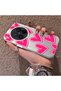 Vivo X300 Pro Compatible Hard Acrylic Back Silicone Edge Lens Protection Case Heart Pattern - 3