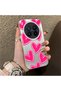 Vivo X300 Pro Compatible Hard Acrylic Back Silicone Edge Lens Protection Case Heart Pattern - 2