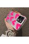 Vivo Y28 4g Compatible Hard Acrylic Back Silicone Edge Lens Protection Case Heart Pattern - 4