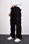 Men's Seam Detail Cargo Pocket Pack Baggy Pants - 2