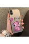 iPhone X/Xs Compatible Hard Acrylic Back Silicone Edge Lens Protection Case Stitch Patterned - 2