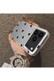 iPhone 17 Pro Compatible Hard Acrylic Back Silicone Edge Lens Protection Case Heart Pattern - 4