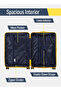 28″ Polypropylene Hard Shell Spinner Checked Luggage | Lightweight TSA Lock | 360° Wheels - 6