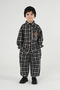 Embroidered Plaid Shirt Black - 4