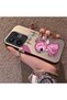 Vivo X200 Fe Compatible Stitch Couple Pattern Case Hard Acrylic Back Silicone Edge Lens Protection - 3
