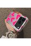iPhone 17 Pro Max Compatible Hard Acrylic Back Silicone Edge Lens Protection Case Heart Pattern - 4