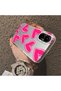 Realme C67 4g Compatible Hard Acrylic Back Silicone Edge Lens Protection Case Heart Pattern - 4