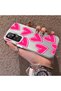 Redmi K50 Ultra Compatible Hard Acrylic Back Silicone Edge Lens Protection Case Heart Pattern - 3