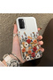 Oppo A55 4g Compatible Hard Acrylic Back Silicone Edge Lens Protection Case Beautiful Flower - 2