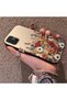 Samsung Galaxy A51 4g Compatible Hard Acrylic Back Silicone Edge Lens Protection Case Beautiful Flower - 3