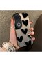Vivo V50 Compatible Hard Acrylic Back Silicone Edge Lens Protection Case Heart Pattern - 2