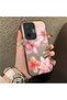 Poco F7 Compatible Hard Acrylic Back Silicone Edge Lens Protection Case Lily Pattern - 2