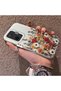 Poco F7 Compatible Hard Acrylic Back Silicone Edge Lens Protection Case Beautiful Flower - 3