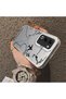 Oppo A5 4G/5G Compatible Hard Acrylic Back Silicone Edge Lens Protection Case Airplane Pattern - 4
