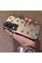 Vivo Y04 Compatible Hard Acrylic Back Silicone Edge Lens Protection Case Butterfly Pattern - 3