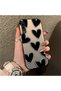 Samsung Galaxy A50/A50S/A30S Compatible Hard Acrylic Back Silicone Edge Lens Protection Case Heart Pattern - 2