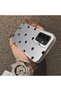 Samsung Galaxy A26 Compatible Hard Acrylic Back Silicone Edge Lens Protection Case Heart Pattern - 4
