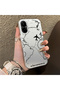 Realme C67 4g Compatible Hard Acrylic Back Silicone Edge Lens Protection Case Airplane Pattern - 2