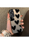 Oppo A60 Compatible Hard Acrylic Back Silicone Edge Lens Protection Case Heart Pattern - 2