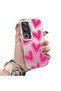 Vivo Y29 5g Compatible Hard Acrylic Back Silicone Edge Lens Protection Case Heart Pattern