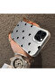 iPhone 13 Pro Max Compatible Hard Acrylic Back Silicone Edge Lens Protection Case Heart Pattern - 4