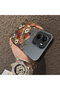 Vivo Y16/Y02S/Y56 Compatible Hard Acrylic Back Silicone Edge Lens Protection Case Beautiful Flower - 4
