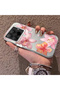 Mi 15t Pro Compatible Hard Acrylic Back Silicone Edge Lens Protection Case Lily Pattern - 4