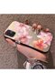 Samsung Galaxy A51 4g Compatible Hard Acrylic Back Silicone Edge Lens Protection Case Lily Pattern - 3