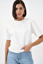 Women's Stone Detailed T-Shirt 990 - White - 4