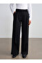 72280 High Waist Wide Leg Pants-Black - 3