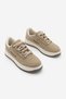 Women's Sneakers High Sole Sports Shoes Loske Camel Suede - 6
