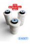 Non-Twisted Household Overlock - Banana Thread 3 Pieces White (5000 Meters)