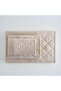 Hüma 3-Piece Towel Set 100% Cotton Cotton Quilted Pieces Beige - 5