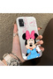 Samsung Galaxy A51 4g Compatible Stylish Minnie Mouse Patterned Shockproof Phone Case