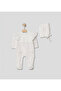 Lace Collar Detail Baby Romper & Hat Set