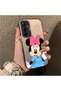 Samsung Galaxy A35 Compatible Stylish Minnie Mouse Patterned Shockproof Phone Case