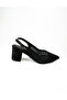 Miss Park Moda 4030 Stoned Heeled Shoes Black - 2