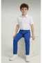 Boys' April 23 October 29 Show Outfit Short Sleeve Shirt and Inside Waist Adjustment Pants Set - 2
