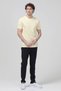 Men's Crew Neck T-Shirt with Ornamental Label 100% Cotton Cotton Pack Yellow - 26Y 2020 - 4