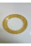 Wooden Patterned Melamine Round Plate 23 cm - Set of 6 Service and Dinner Plates - 2