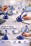 Spiral Desk & Table Pen |   1.0 mm Blue Ink Office Pen with Fixed Stand |   10 Pieces - 3
