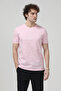 Men's Crew Neck Square John Printed 100% Cotton Lu T-Shirt Pink - 26Y 2020-2 - 4