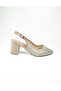 Miss Park Moda 4030 Stone Heeled Shoes Gold - 2
