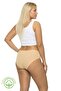 10-Pack High Waist 100% Cotton Bato Panties - Heart Patterned Comfortable Fit Underwear - 5