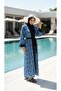 Hijab Leaf Patterned Hijab Swimsuit Set Kimono Pareo Set of 4 - 6