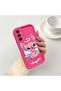 Samsung Galaxy M13/M23 Compatible Pink Red Silicone Case Shockproof Camera Protection - 2