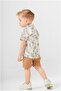 Summer Baby Boy Patterned Shirt Shorts Combination - 6