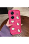Realme C55 Compatible Pink Red Silicone Case Shockproof Camera Protection - 4